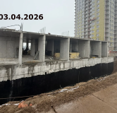 Ход строительства дома Литер 1, секция Б в ЖК Космо -