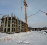 Ход строительства дома 1827 (ГП-75) в ЖК Беринг -