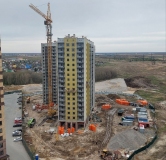 Ход строительства дома № 5 в ЖК Спутник -