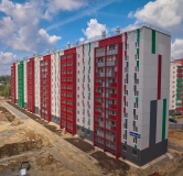 Ход строительства дома 21 в ЖК Вишневая Горка -