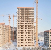 Ход строительства дома 32 в ЖК Символ -