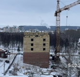 Ход строительства дома 1 в ЖК Тепло -