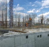 Ход строительства дома № 62/1, поз. 1 в ЖК Панорама на Театральном -