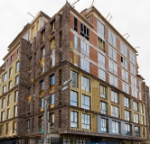 Ход строительства дома 110 в ЖК Кастура Таун -