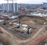 Ход строительства дома 2.3 в ЖК На ул. Калинина -