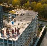 Ход строительства дома 2 в ЖК Базилик -