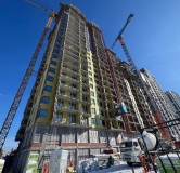 Ход строительства дома 1.4 в ЖК Нагорный -