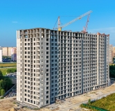 Ход строительства дома 25, корпус 1 в ЖК Хито -
