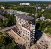Ход строительства дома 10 в ЖК Ермак -