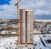 Ход строительства дома 25 в ЖК Черемушки на Приморской -