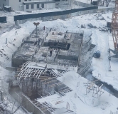 Ход строительства дома 2 в ЖК Лес -