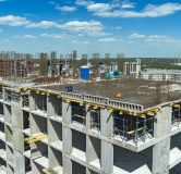 Ход строительства дома секция 1, 1.1, 1.2 в ЖК Пульсар -