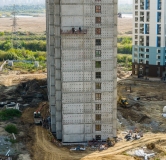 Ход строительства дома 1 в ЖК Самоцветы Бирюза -