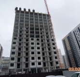 Ход строительства дома Позиция 10 в ЖК Яблоневые сады -