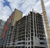 Ход строительства дома 309а, корпус 1 (секция 4, 4 этап) в ЖК Мир -
