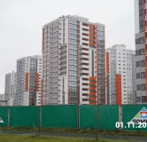 Ход строительства дома 51 А в ЖК Дружный -