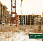 Ход строительства дома № 1.2 в ЖК Плодово-Ягодный -