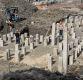 Ход строительства дома 1 в ЖК Тезис -