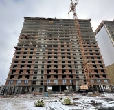 Ход строительства дома 2 в ЖК Аллея Парк -