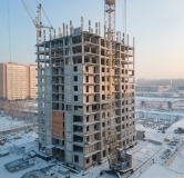 Ход строительства дома 3.2.2 в ЖК Остров на Норильской -