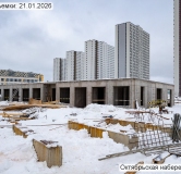 Ход строительства дома корпус 3.3 в ЖК Октябрьская Набережная -