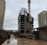 Ход строительства дома 3 в ЖК Уникум на Кутуя -