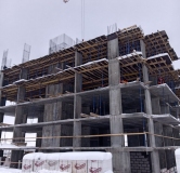 Ход строительства дома № 21 в ЖК Академический -