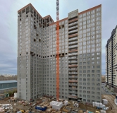 Ход строительства дома 5, секция 4.1, 4.2 в ЖК Красное Яблоко -