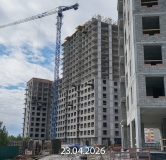 Ход строительства дома 12 в ЖК Прео-8 -
