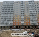 Ход строительства дома 108/1 в ЖК Радужный Парк -