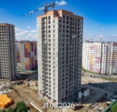 Ход строительства дома 10 в ЖК Прео-8 -
