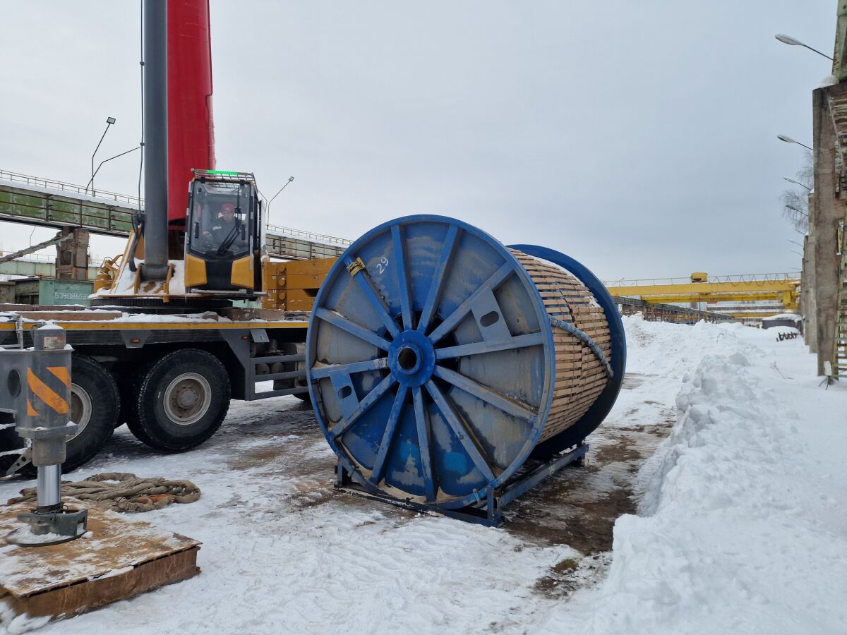 Стальной канат для второй канатки через Оку доставлен в Нижний Новгород - фото 1