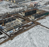 Ход строительства дома Литер 1 в ЖК Форма -