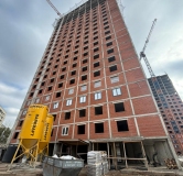 Ход строительства дома секция Г, 3 этап в ЖК Красочный квартал Цвет -