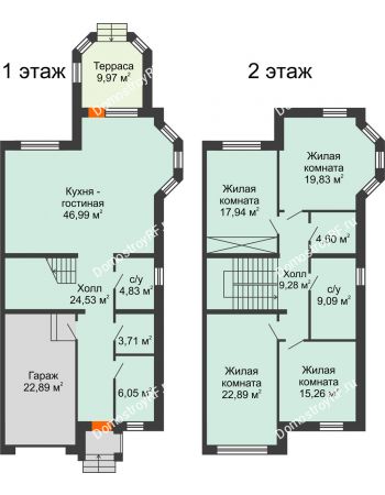 4 комнатная квартира 190 м² в КП Северная Гардарика, дом таунхаусы 190 м²
