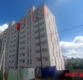 Ход строительства дома 5 в ЖК Островский -