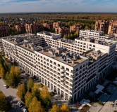 Ход строительства дома секция 4 в ЖК Скандиа. Новый Кедровый -