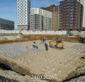 Ход строительства дома 15, ГП-72.110 в ЖК Мириады -