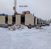 Ход строительства дома 2 в ЖК По пр. Чулман -