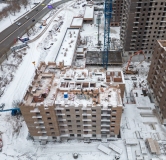 Ход строительства дома № 1, 2 этап (корпуса 4, 5, 6) в ЖК Калина Долина -