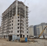 Ход строительства дома Поз. 5 в ЖК Юго-Западный -