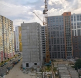 Ход строительства дома № 107, 4 секция в ЖК Боровое -