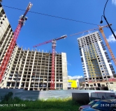 Ход строительства дома 1 в ЖК Рассвет -