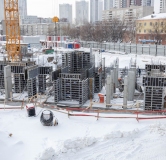 Ход строительства дома 2 в ЖК Азина 16 -