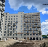 Ход строительства дома 1 в ЖК Гагарин Парк -