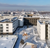 Ход строительства дома № 11 (ГП-5), этап 11 в ЖК Скандиа. Квартал у озера -