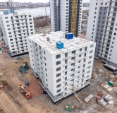 Ход строительства дома 7, строение 1 в ЖК КБС Берег -