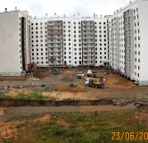 Ход строительства дома 3 в ЖК Белый Хутор -