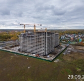 Ход строительства дома № 1 (1713) в ЖК Сибирский (На Московском тракте) -