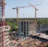 Ход строительства дома 1 в ЖК Страна -
